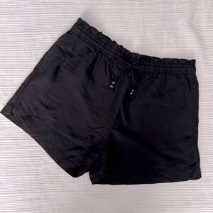 H&M Linen-Blend Pull-On Shorts with Tie